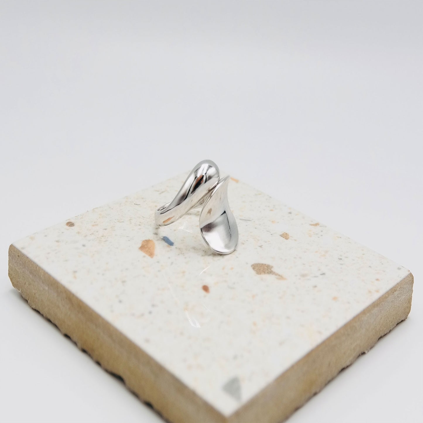 Sterling Silver Bohemian Loop - Adjustable Ring
