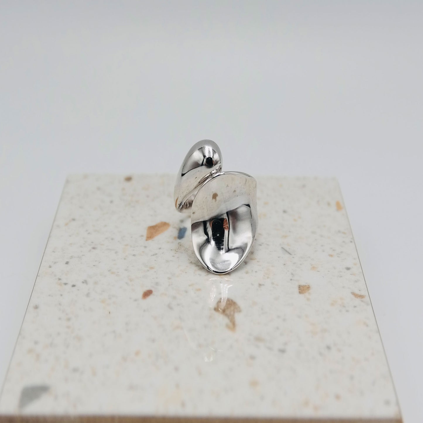Sterling Silver Bohemian Loop - Adjustable Ring