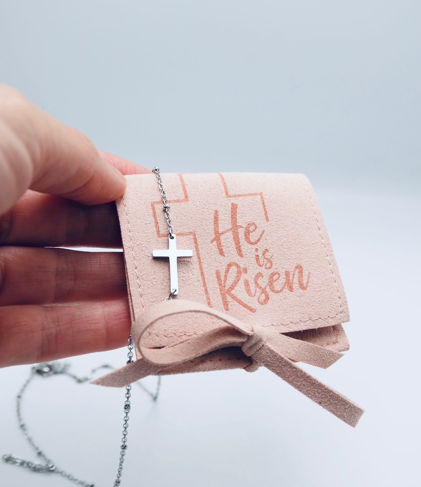 He Is Risen Necklace - Silver (50cm)
