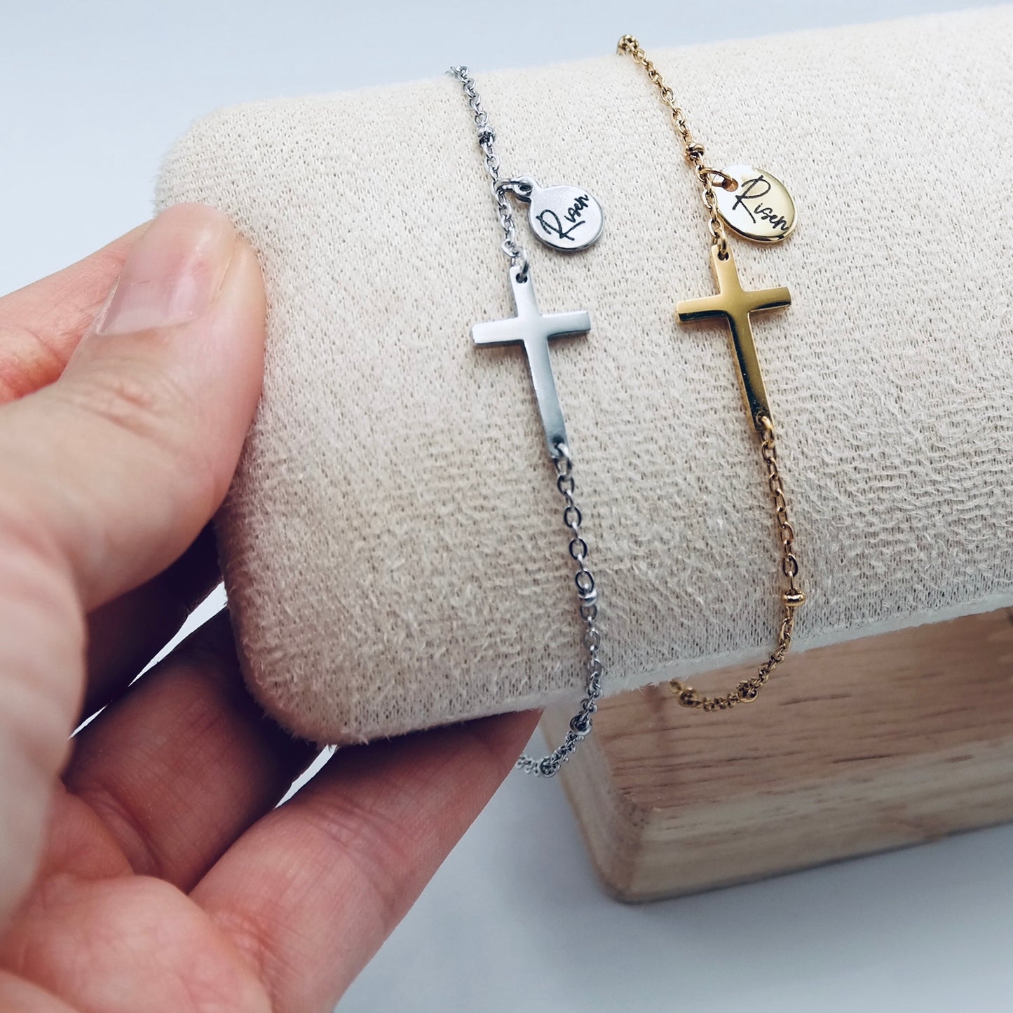He Is Risen Bracelet - Silver