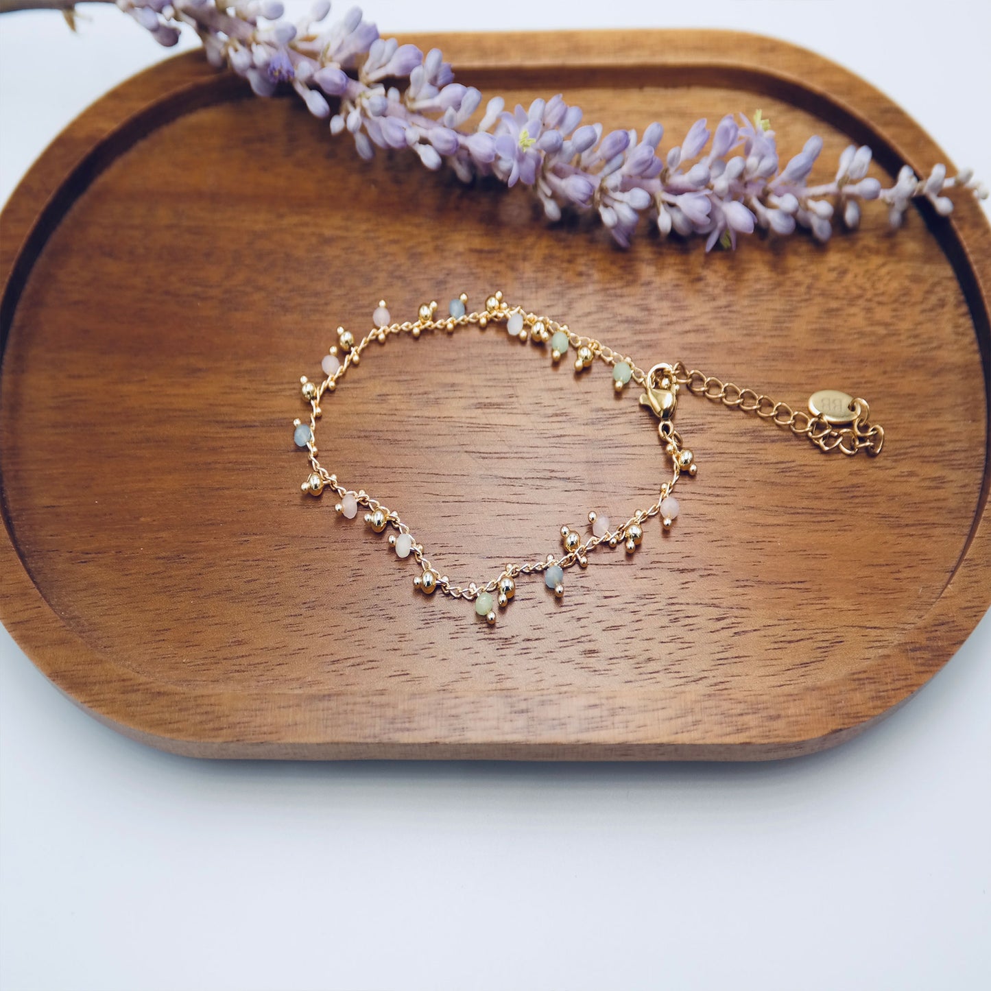 The Lola Bracelet - Natural Coloured Beaded Bracelet