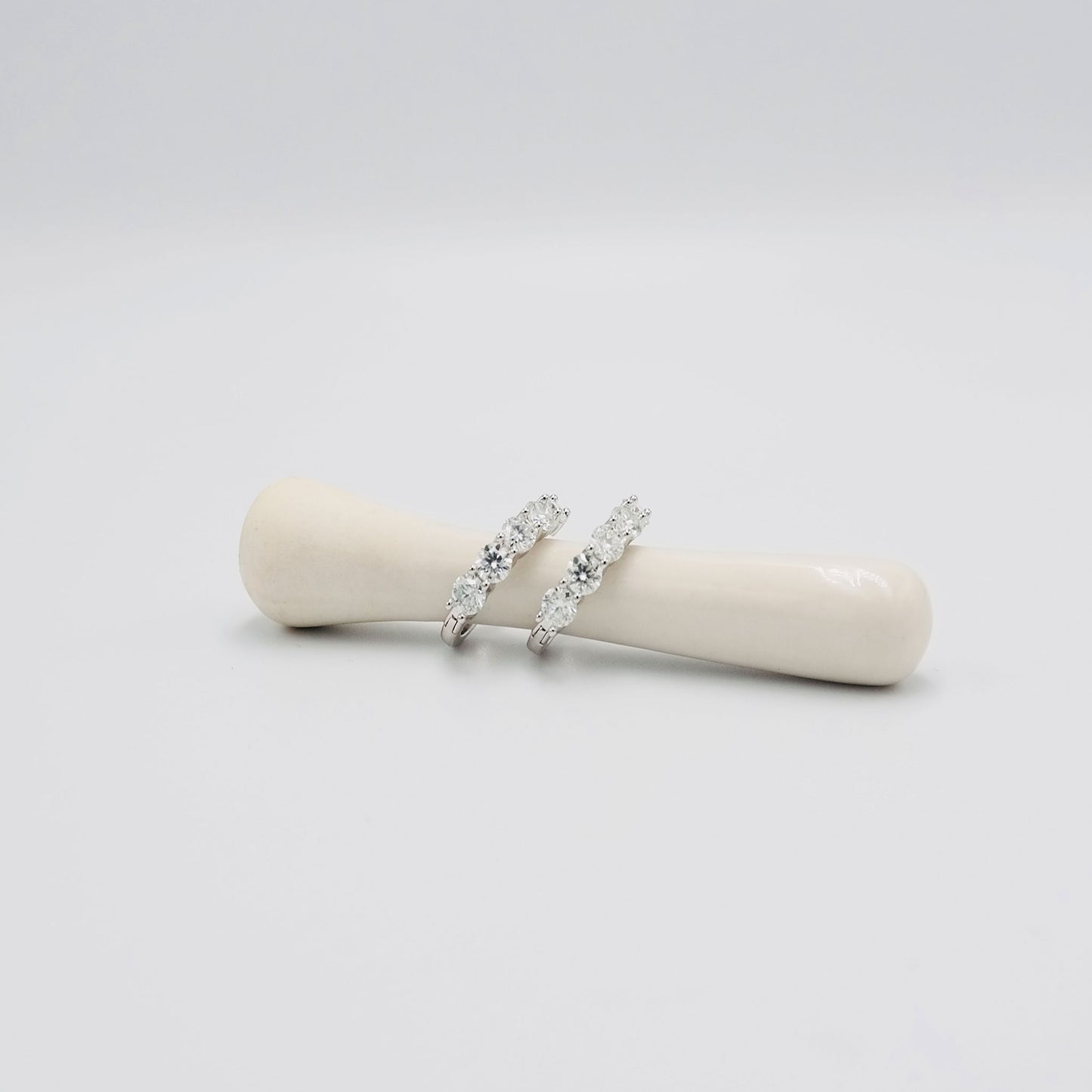 Serenade of Stars - Moissanite Hoops
