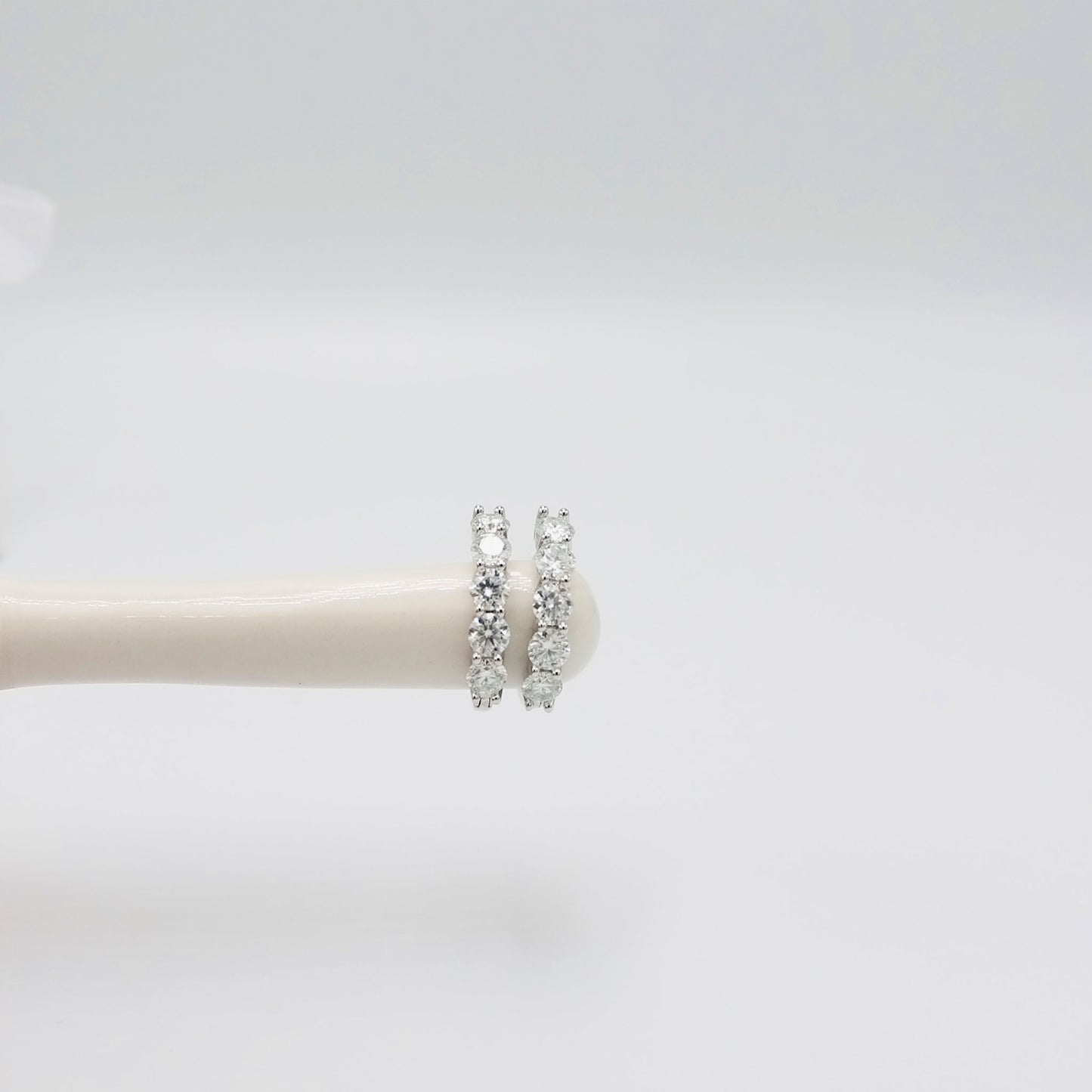 Serenade of Stars - Moissanite Hoops