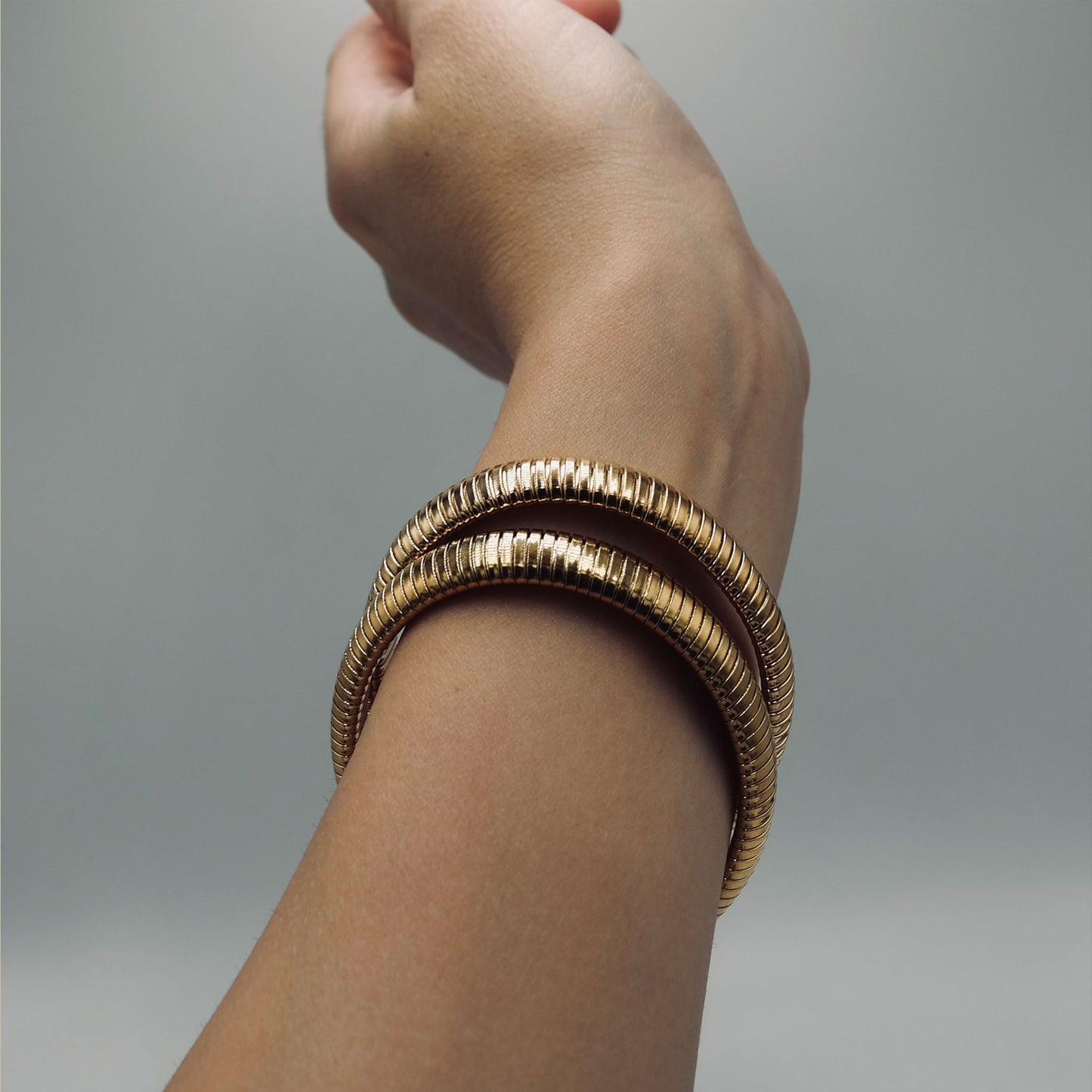 Amelia Vintage Bangle - Waterproof/Tarnish Proof