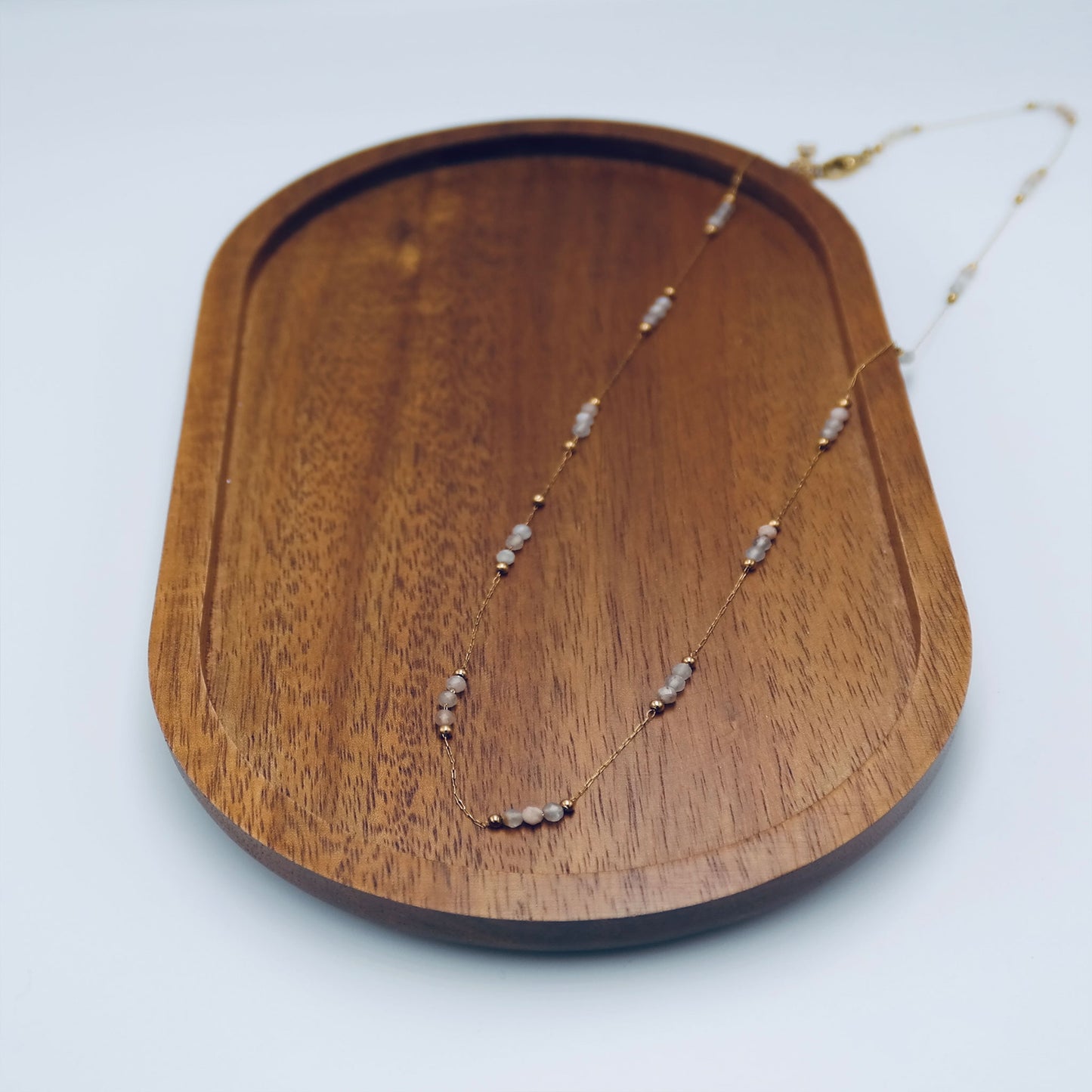Natural Stone Beaded Necklace