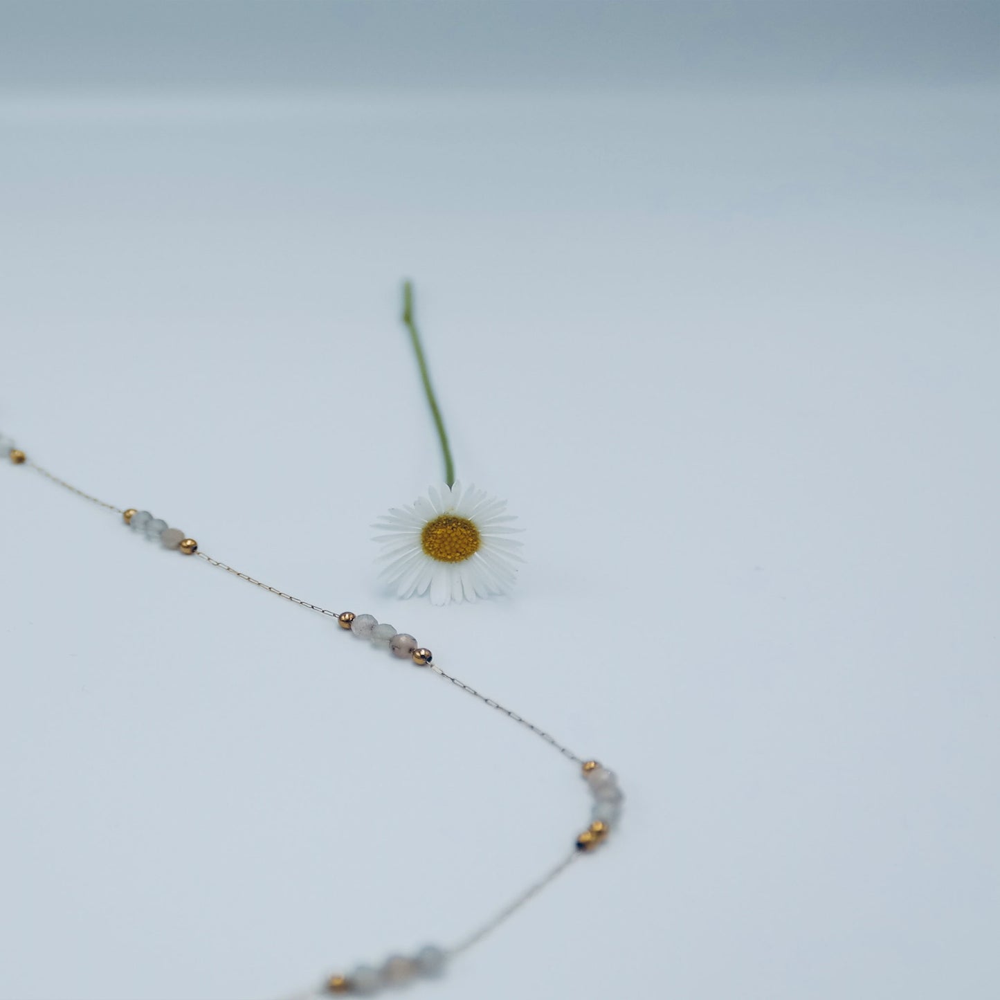 Natural Stone Beaded Necklace