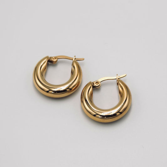 Small Hoops - Water and Tarnish Resistant