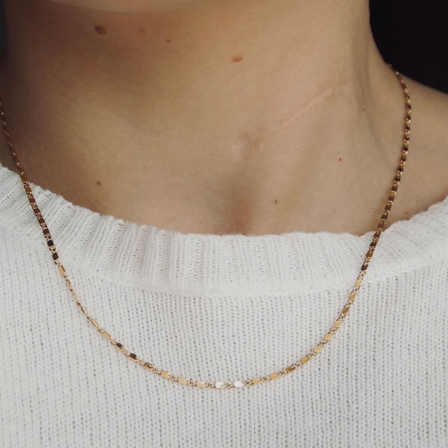 Dainty Necklace - Water and Tarnish Resistant 45 cm