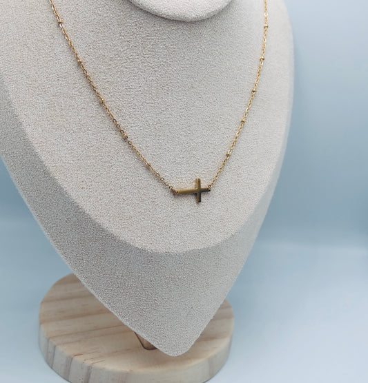 He is Risen Necklace - Gold (50cm)