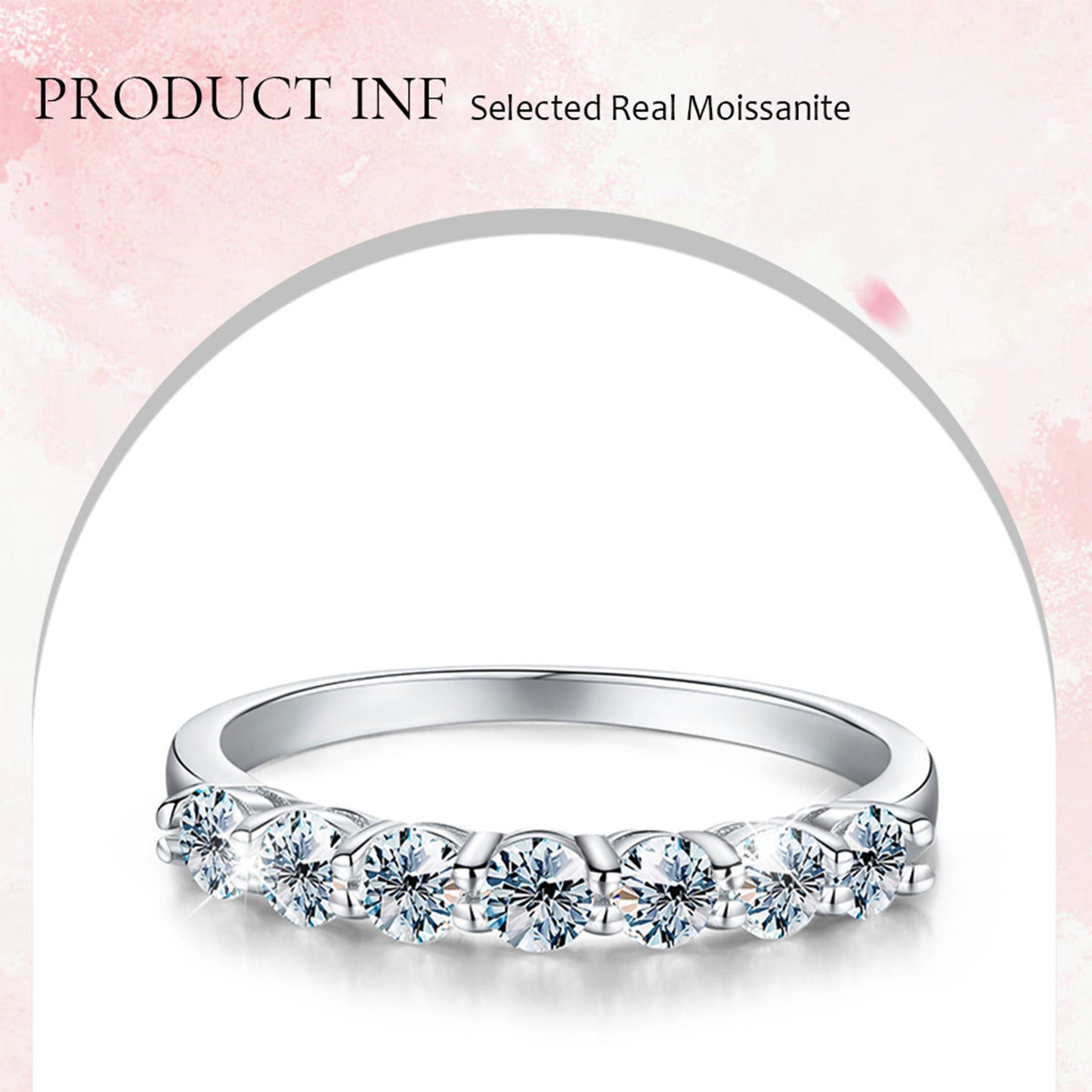 Brilliant Moissanite Ring