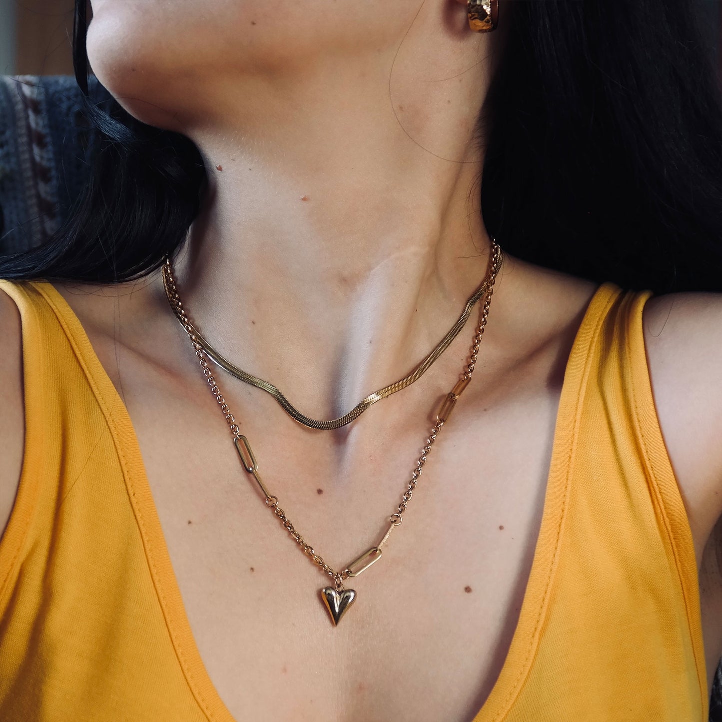 Boochie Heart Necklace - Waterproof/Tarnish Proof